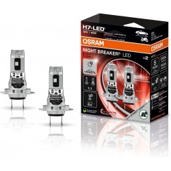 Pareja bombillas LED OSRAM NIGHT BREAKER LED SPEED H7 450 Homologadas