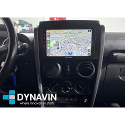 Pantalla Multimedia Dynavin-MegAndroid Android Auto CarPlay Jeep Wrangler JK 2007 2008 2009 2010 2011