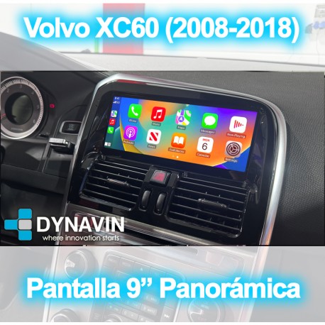 Pantalla Multimedia Dynavin-MegAndroid Android Auto CarPlay Volvo XC60 2009 2010 2011 2012 2013 2014 2015
