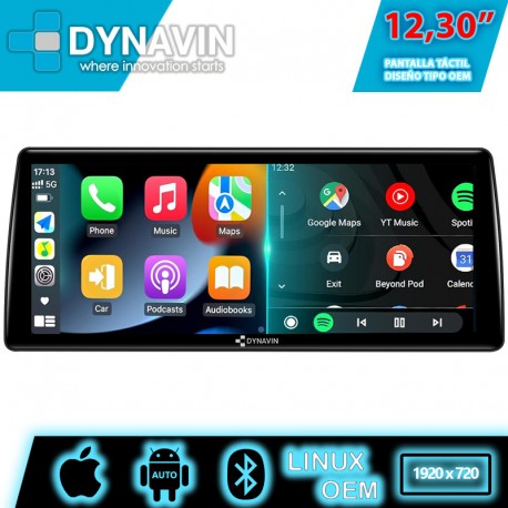Pantalla Multimedia Linux Dynavin CarPlay Android Auto BMW NBT system 2012 2013 2014 2015 2016 2017
