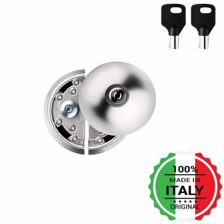 Cerradura de seguridad Meroni MERONI 8086H3122BC Cerradura para vehículos UFO+, Inox, Sencillo