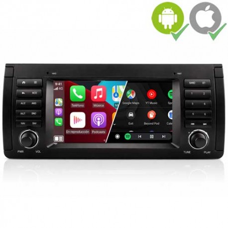 Radio 2din Android GPS Octacore 4GB RAM, 64GB ROM INAND FLASH. Android car bmw serie 5 e39 y range rover vogue 2006