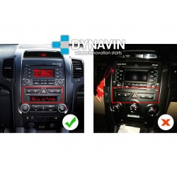 Pantalla Multimedia Dynavin-MegAndroid Android Auto CarPlay Kia Sorento 2009 2010 2011 2012 2013