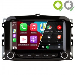 Pantalla Multimedia Dynavin-MegAndroid Android Auto CarPlay Fiat 500L Uconnect 2012 2014 2016 2017 2018 
			 
			