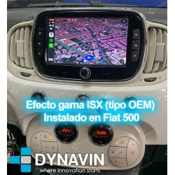 Pantalla Multimedia Dynavin-MegAndroid Android Auto CarPlay Fiat 500L Uconnect 2012 2014 2016 2017 2018
