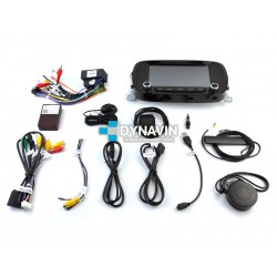 Pantalla Multimedia Dynavin-MegAndroid Android Auto CarPlay Fiat 500X Uconnect 2012 2014 2016 2017 2018