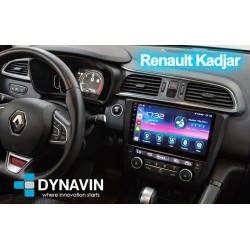 Pantalla Multimedia Dynavin-MegAndroid Android Auto CarPlay Renault Kadjar 2015 2017 2019 2021