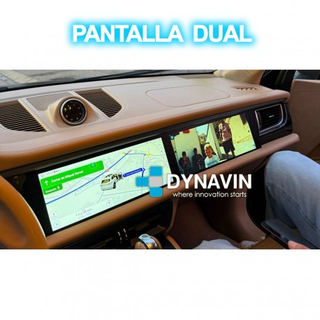 Pantalla Multimedia Dynavin-MegAndroid Android Auto CarPlay Porsche Macan 95B 2014 2015 2016 2017 2018 2019