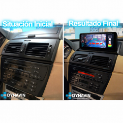 Pantalla Multimedia Linux Dynavin CarPlay Android Auto BMW X3 E83 2003 2004 2005 2006 2007 2008 2009
						