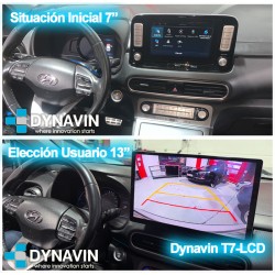 Pantalla Multimedia Dynavin-MegAndroid Android Auto CarPlay Hyundai Kona 2018 2019 2020 2021 2022 2023