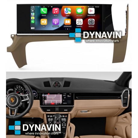 Pantalla Multimedia Dynavin-MegAndroid Android Auto CarPlay Porsche Cayenne E3 2018 2019 2020 2021 2022 2023