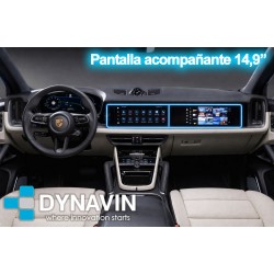 Pantalla Multimedia Dynavin-MegAndroid Android Auto CarPlay Porsche Cayenne E3 2018 2019 2020 2021 2022 2023
						
