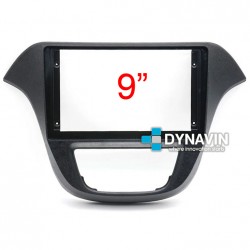 Soporte y marco fascia 2din 9DIN, 10DIN para pantalla Opel Mokka 2012 2013 2014 2015 2016 2017 2018 
			 
			