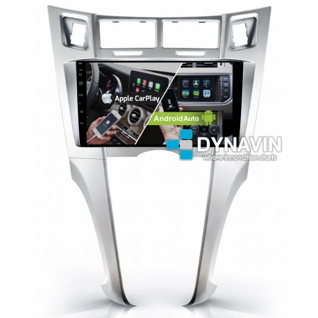 Pantalla Multimedia Dynavin-MegAndroid Android Auto CarPlay Toyota Yaris 2 XP90 2005 2006 2007 2008 2009 2011