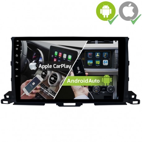 Pantalla Multimedia Dynavin-MegAndroid Android Auto CarPlay Toyota HighLander 2013 2015 2017 2019 2021