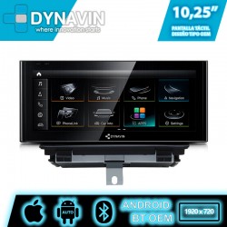 Pantalla Multimedia Dynavin-MegAndroid Android Auto CarPlay Audi A3 8V MMI 3G 2012 2014 2016 2018 2020 
				 
				