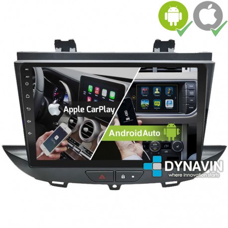 Pantalla Multimedia Dynavin-MegAndroid Android Auto CarPlay Opel Crossland Grandland 2017 2018 2019 2020