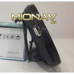 MONITOR RETROVISOR 7": USB, SD,... AV IN + CAM IN (12/24V)