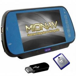 MONITOR RETROVISOR 7": USB, SD,... AV IN + CAM IN (12/24V) 
			 
			