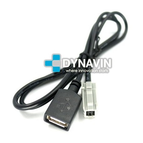 CONECTOR USB 80cm - INTERFACE USB ADD PARA TOYOTA, MAZDA, SUBARU, LEXUS...