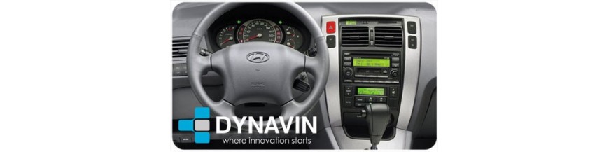 2din car dvd player gps, mapas, dvd, usb, ipod, apple, parrot para Hyundai Tucson (2004-2010)